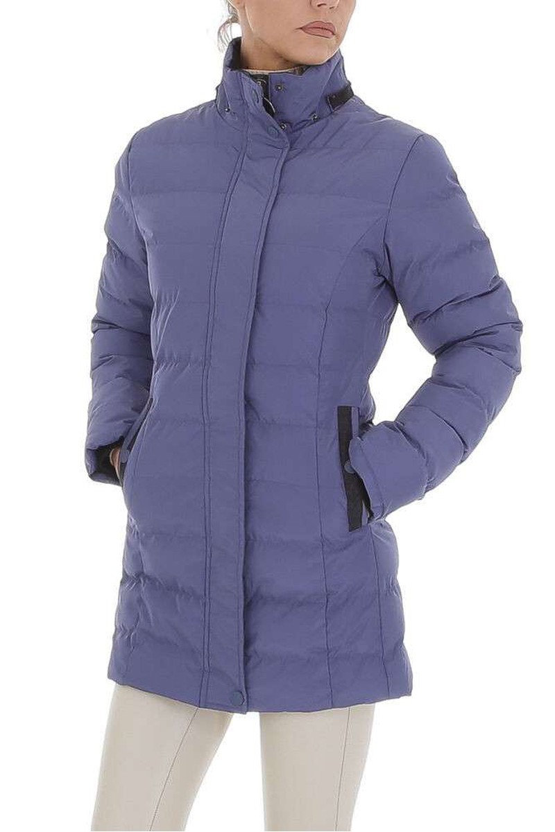 Fialovo-modrá zimná bunda s odnímateľnou kaupcňou -5