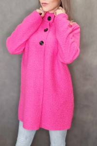 Silnoružový teddy kabát so stojačikom -1